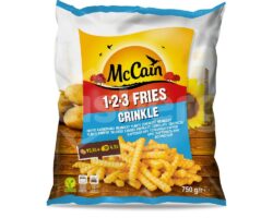 MCCAIN 123 Fries Crinkle (vlnky) 12x750g